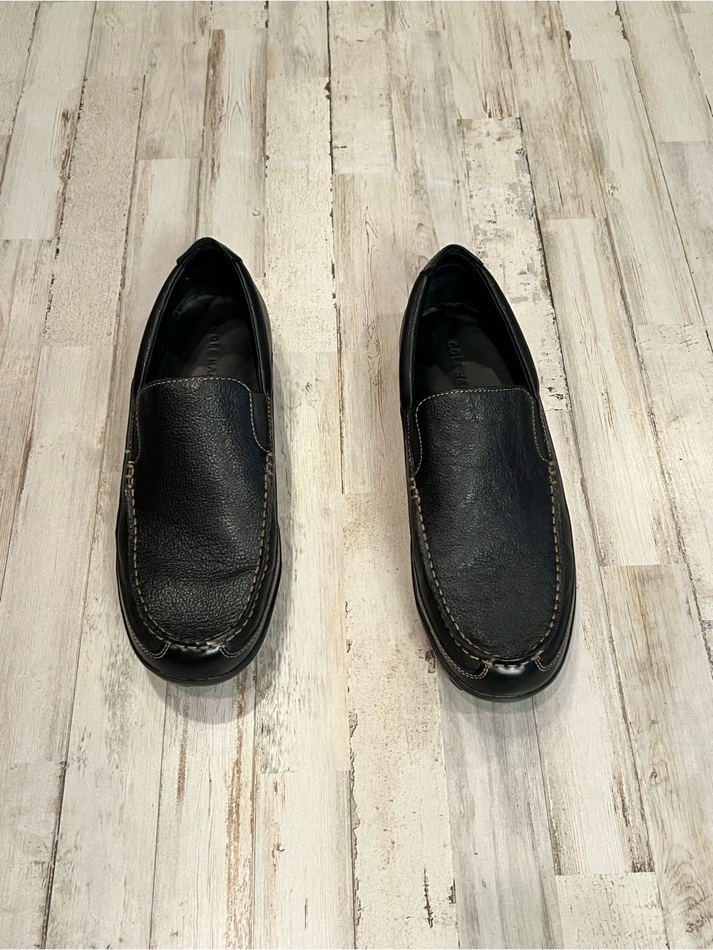 Cole Haan Men’s Black Leather Loafers Size 12
